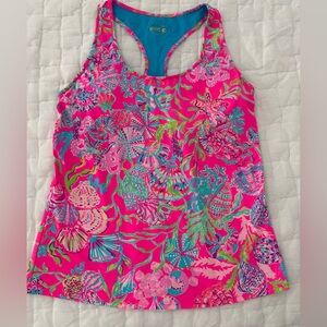 Lilly Pulitzer Racerback Shelf Bra Tank size medium